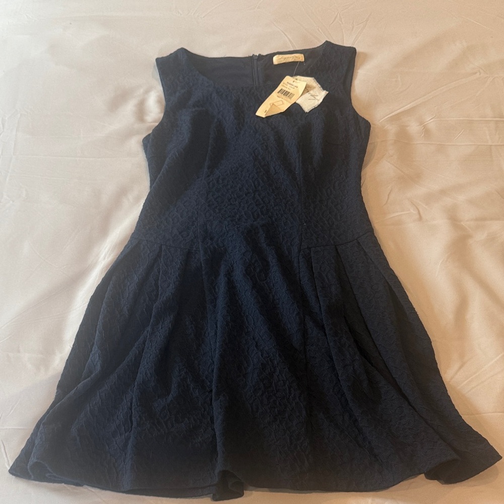 Elegant Navy Blue Dress